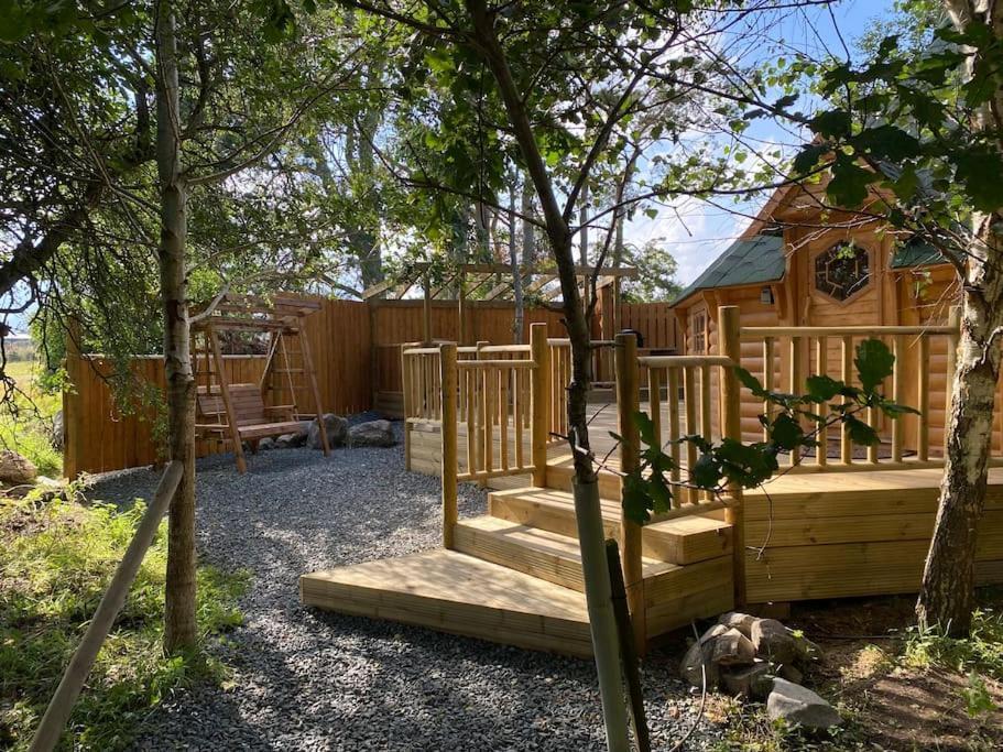 Craigshannoch Luxury 1 Bed Woodland Lodge Hot Tub Kintore 외부 사진